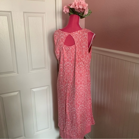 Coral XXL Mododoc Tank Dress - Picture 7 of 7